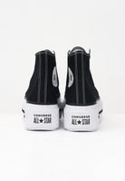 CONVERSE Sneakers Chuck Taylor All Star Lift Double Stack nere da donna A12975C . CONVERSE 