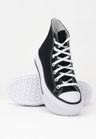 CONVERSE Sneakers Chuck Taylor All Star Lift Double Stack nere da donna A12975C . CONVERSE 