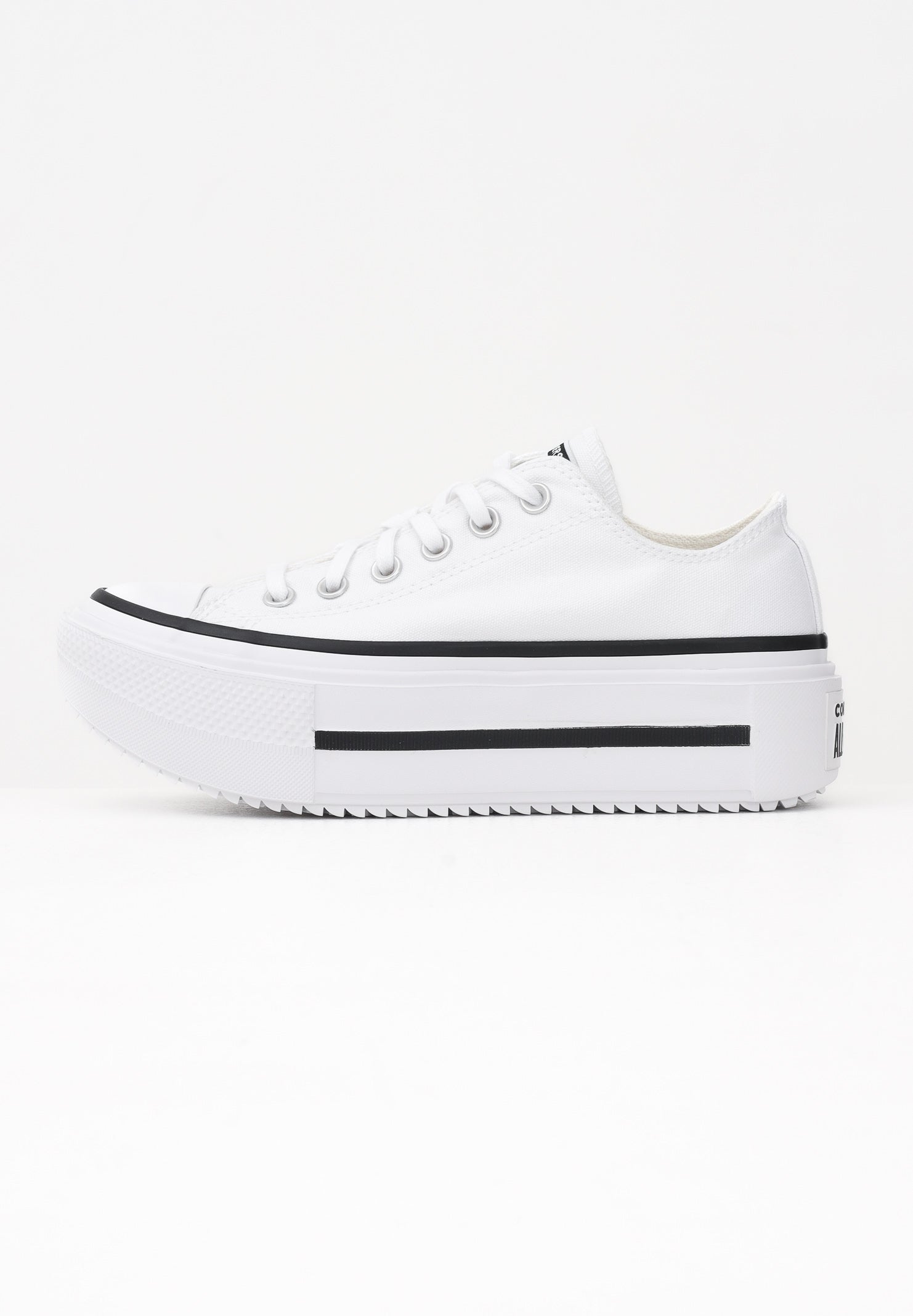 CONVERSE Sneakers Chuck Taylor All Star Lift Double Stack Platform bianche da donna A15491C . CONVERSE 