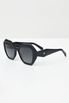 CRISTIAN LEROY Occhiali da sole neri da donna dal design ottagonale 25070 01 CRISTIAN LEROY 