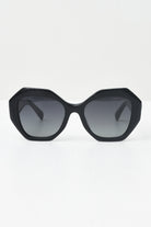 CRISTIAN LEROY Occhiali da sole neri da donna dal design ottagonale 25070 01 CRISTIAN LEROY 
