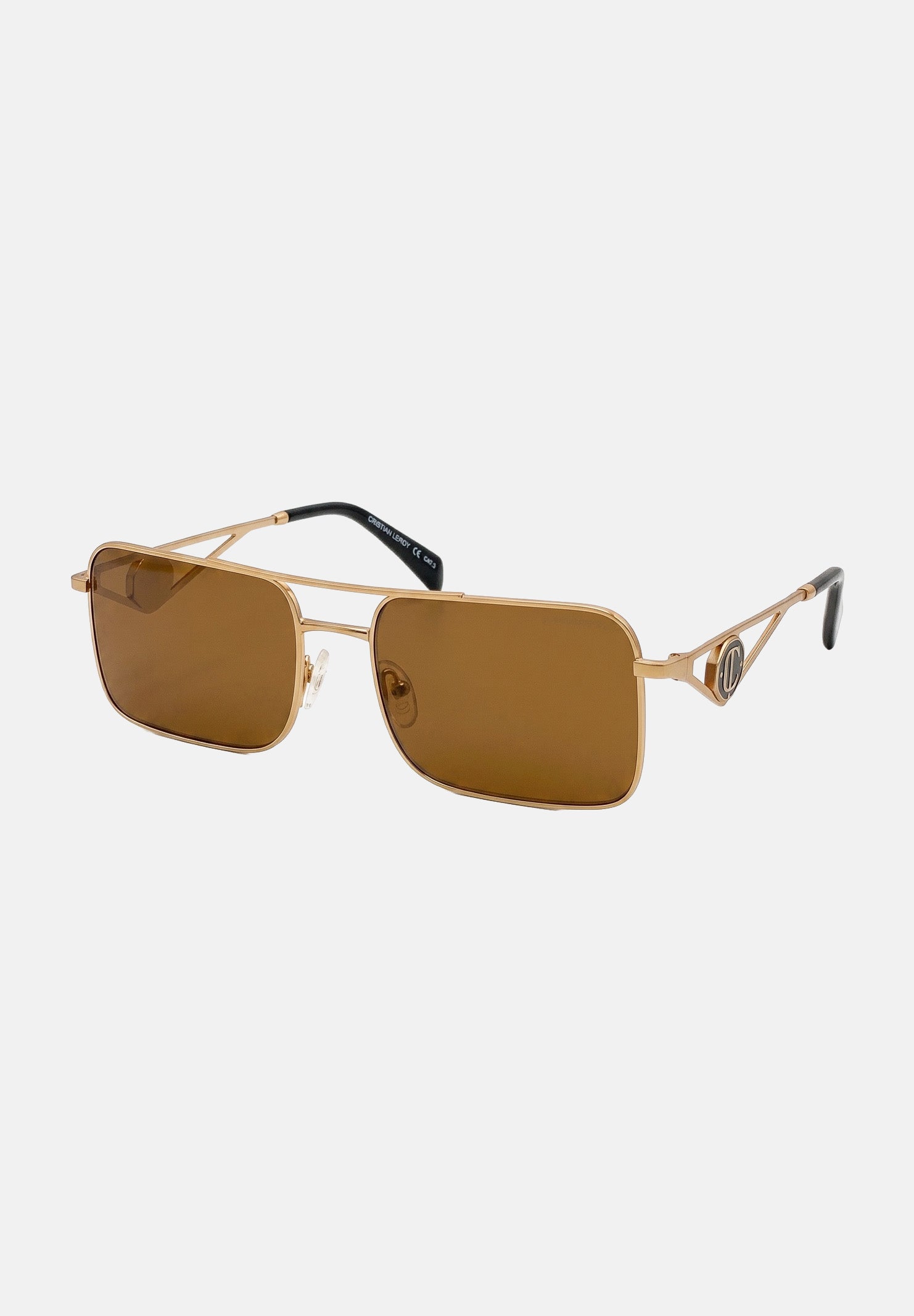 CRISTIAN LEROY Occhiali da sole in colore marrone da uomo e donna 25076 02 CRISTIAN LEROY 