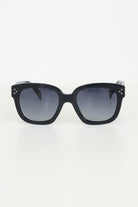 CRISTIAN LEROY Occhiali da sole neri da donna con montatura in acetato lucido 700203 01 CRISTIAN LEROY 