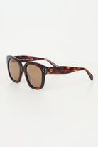 CRISTIAN LEROY Occhiali da sole marroni da donna con montatura in acetato tartarugato 700203 02 CRISTIAN LEROY 