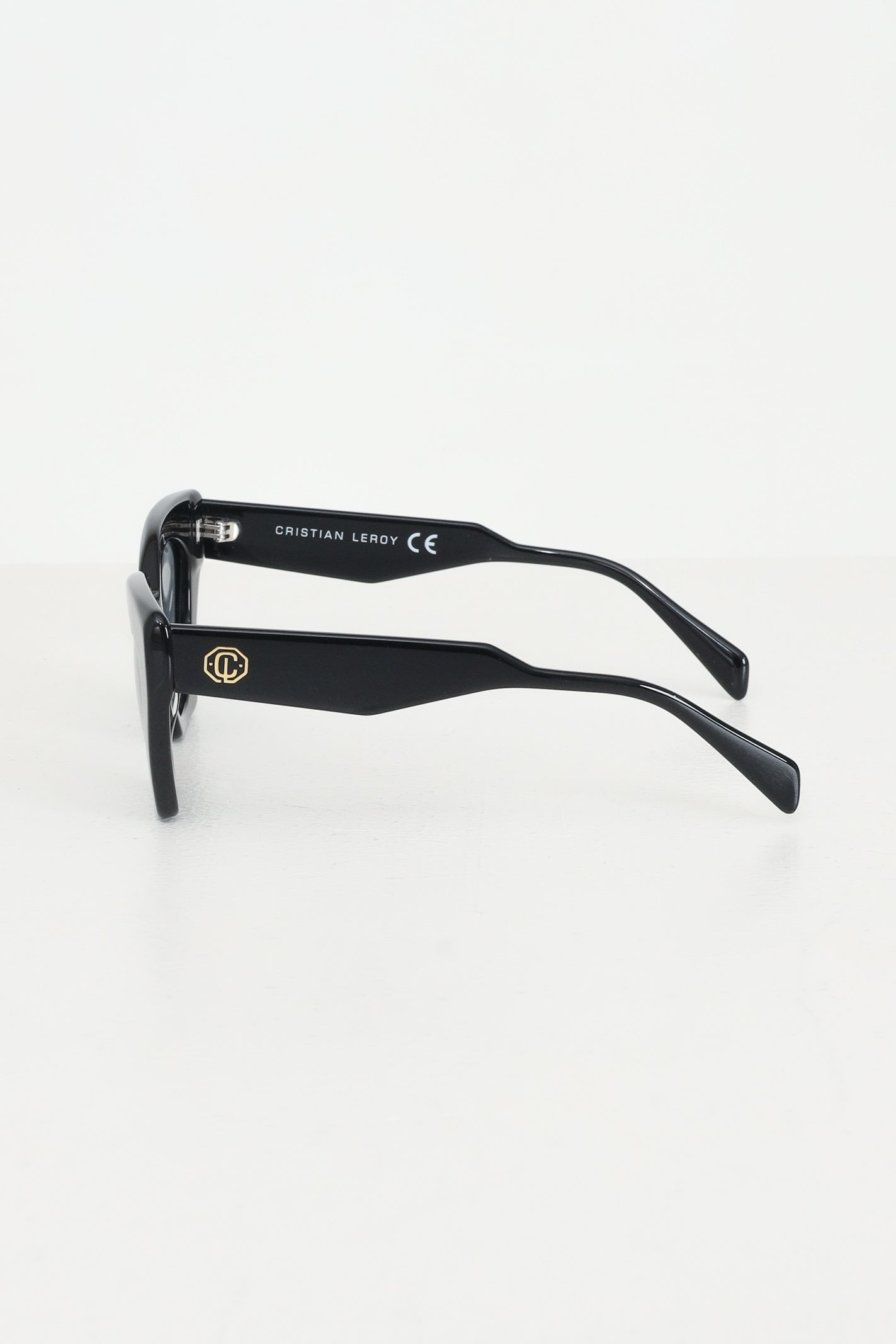 CRISTIAN LEROY Occhiali da sole neri da donna con montatura cat-eye 700233 01 CRISTIAN LEROY 
