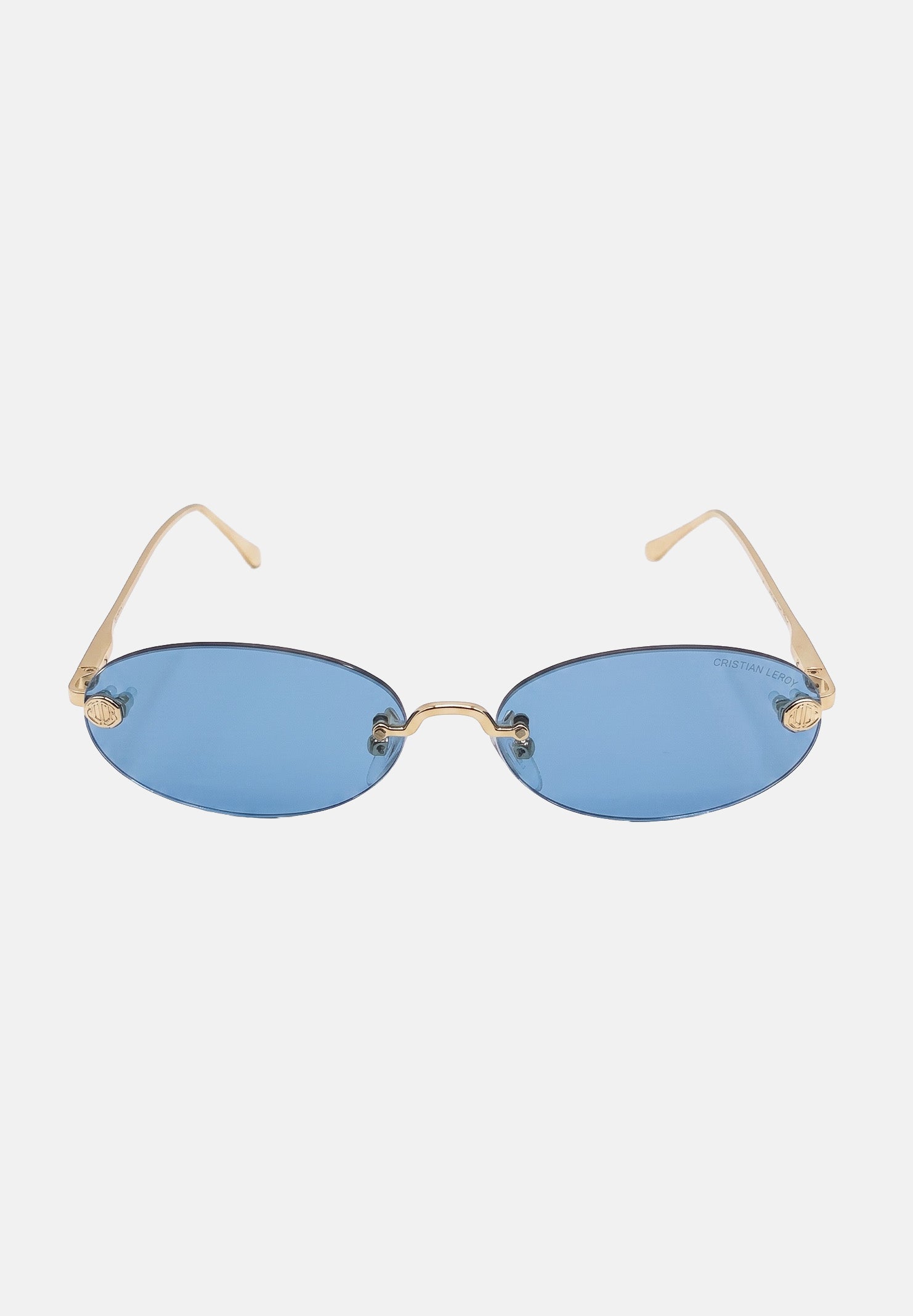 CRISTIAN LEROY occhiali da sole in colore azzurro da uomo e donna S30028 C1 CRISTIAN LEROY 