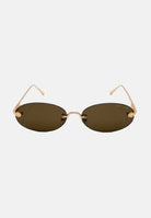 CRISTIAN LEROY occhiali da sole con lente marrone in colore marrone da uomo e donna S30028 C4 CRISTIAN LEROY 