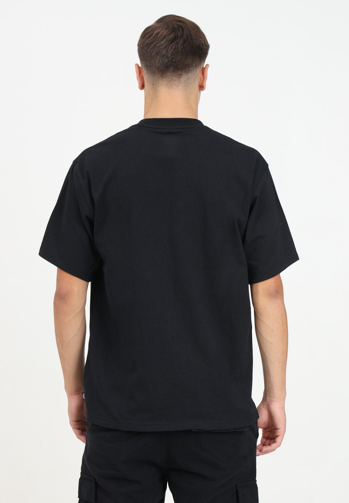 DICKIES T-shirt a manica corta Clancy Heavyweight nera da uomo DK0A4Z4LBLK1 . DIckies 