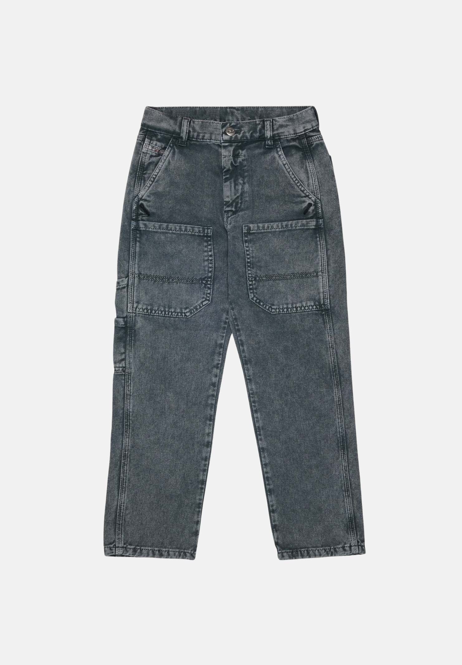 DIESEL Jeans ASPHALT grigio scuro per donna, ragazzi e bambini con lavaggio effetto used. J02330KXBUP K910A DIESEL 