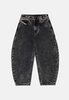 DIESEL Jeans D-MILTY nero per donna, ragazzi e bambini con lavaggio marmorizzato J02885KXBUC K02 DIESEL 