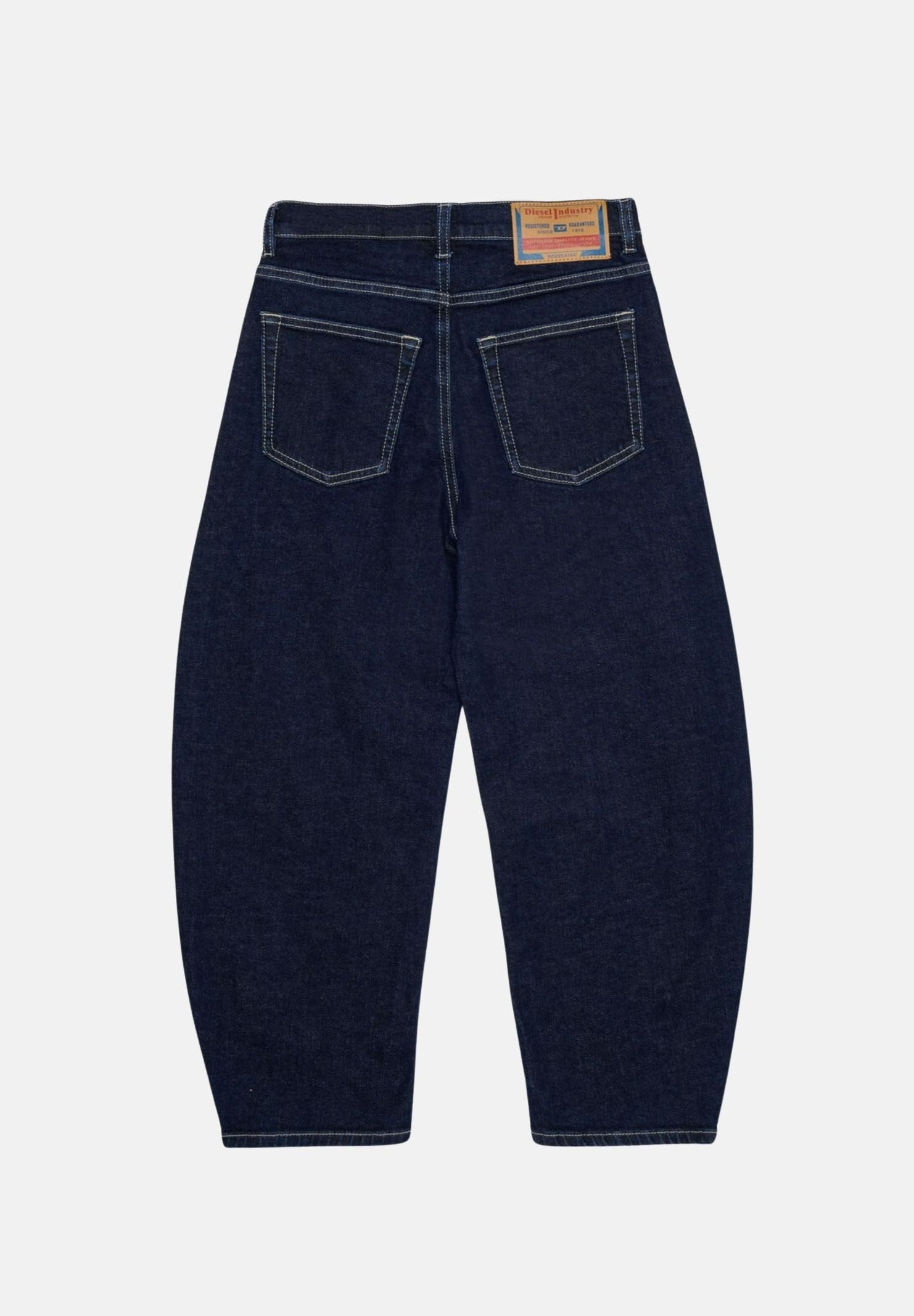 DIESEL Jeans  D-MILTY denim blu scuro, per donna, ragazzi e  bambini con cuciture a contrasto. J02885KXBUS K01 DIESEL 