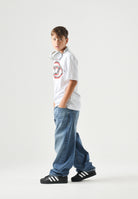 DIESEL Jeans D-DEVON  denim blu medio, per donna, ragazzi e bambini con cuciture a contrasto J02889KXBU3 K01 DIESEL 