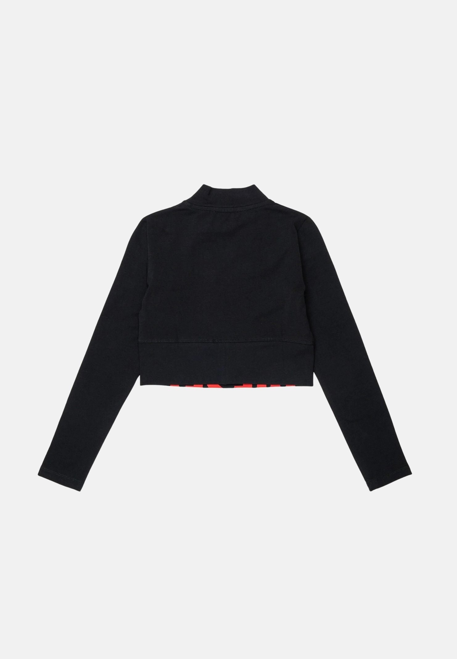 DIESEL Crop top TCEFILS colore  nero, per donna, ragazzi e bambini con logo frontale cut-off. J02935KYA0L K900 DIESEL 