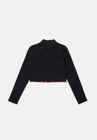 DIESEL Crop top TCEFILS colore  nero, per donna, ragazzi e bambini con logo frontale cut-off. J02935KYA0L K900 DIESEL 