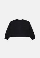 DIESEL Felpa cropped colore nero, per donna, ragazzi e  bambini con logo frontale J02936KYAZ3 K900 DIESEL 