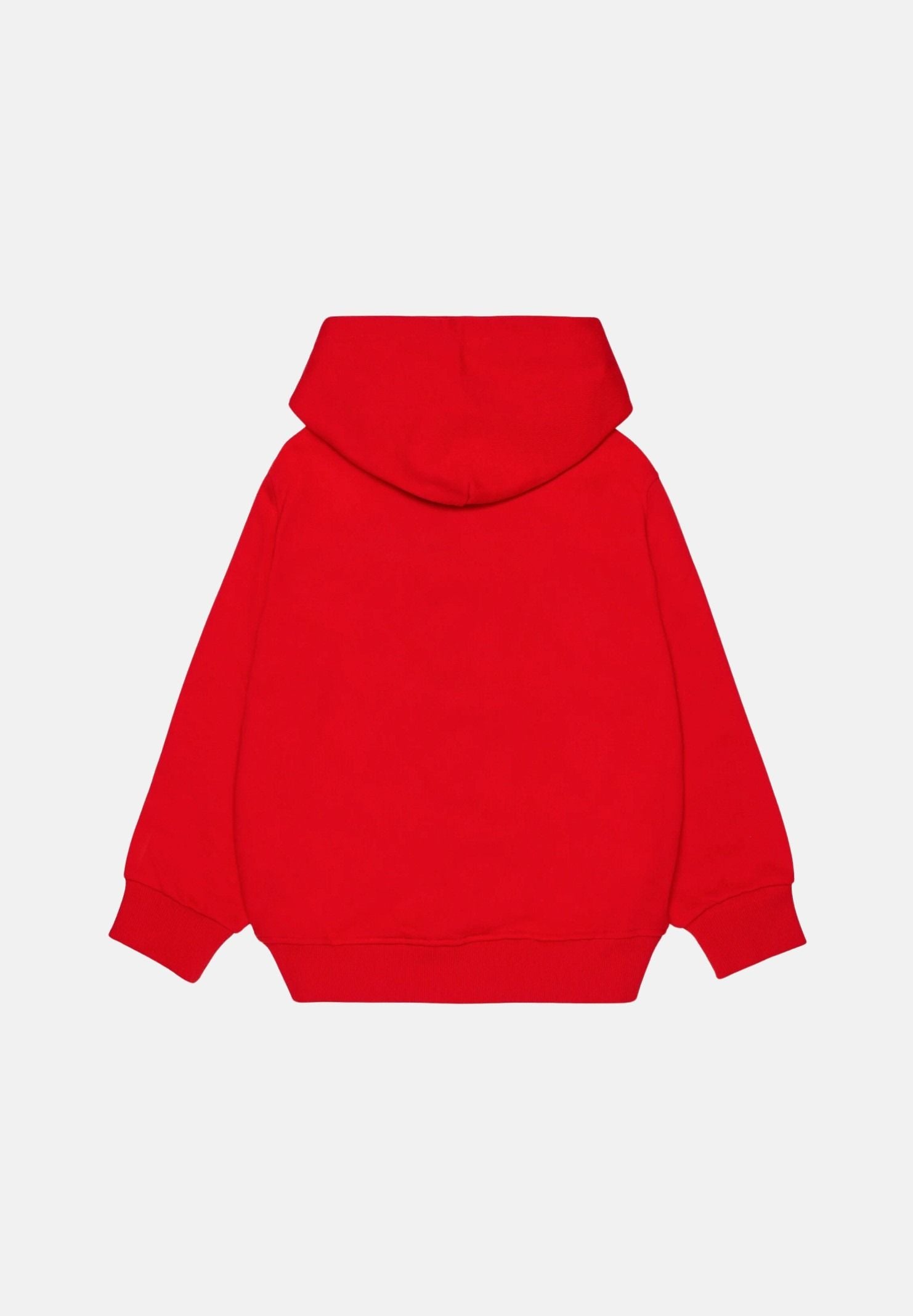 DIESEL Felpa SVELLYHOOD OVER con cappucio , red blood, rosso  per donna, ragazzi e bambini con maxi logo Oval D J029650GEAD K405 DIESEL 