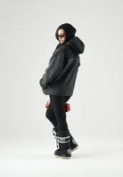 DIESEL Piumino ASPHALT, grigio antracite per donna, ragazzi e bambini con maxi logo J029790QFAH K910A DIESEL 