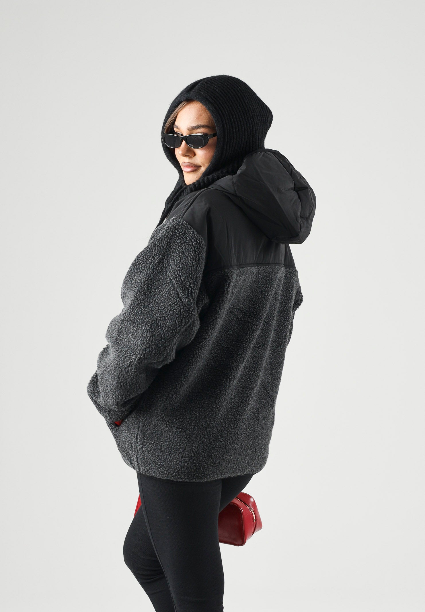 DIESEL Piumino ASPHALT, grigio antracite per donna, ragazzi e bambini con maxi logo J029790QFAH K910A DIESEL 