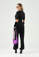DIESEL Pantalone sportivo jogger PTEAN nero, per donna, ragazzi e bambini con bande laterali J029830GEAD K900 DIESEL 