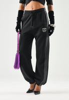 DIESEL Pantalone sportivo jogger PTEAN nero, per donna, ragazzi e bambini con bande laterali J029830GEAD K900 DIESEL 
