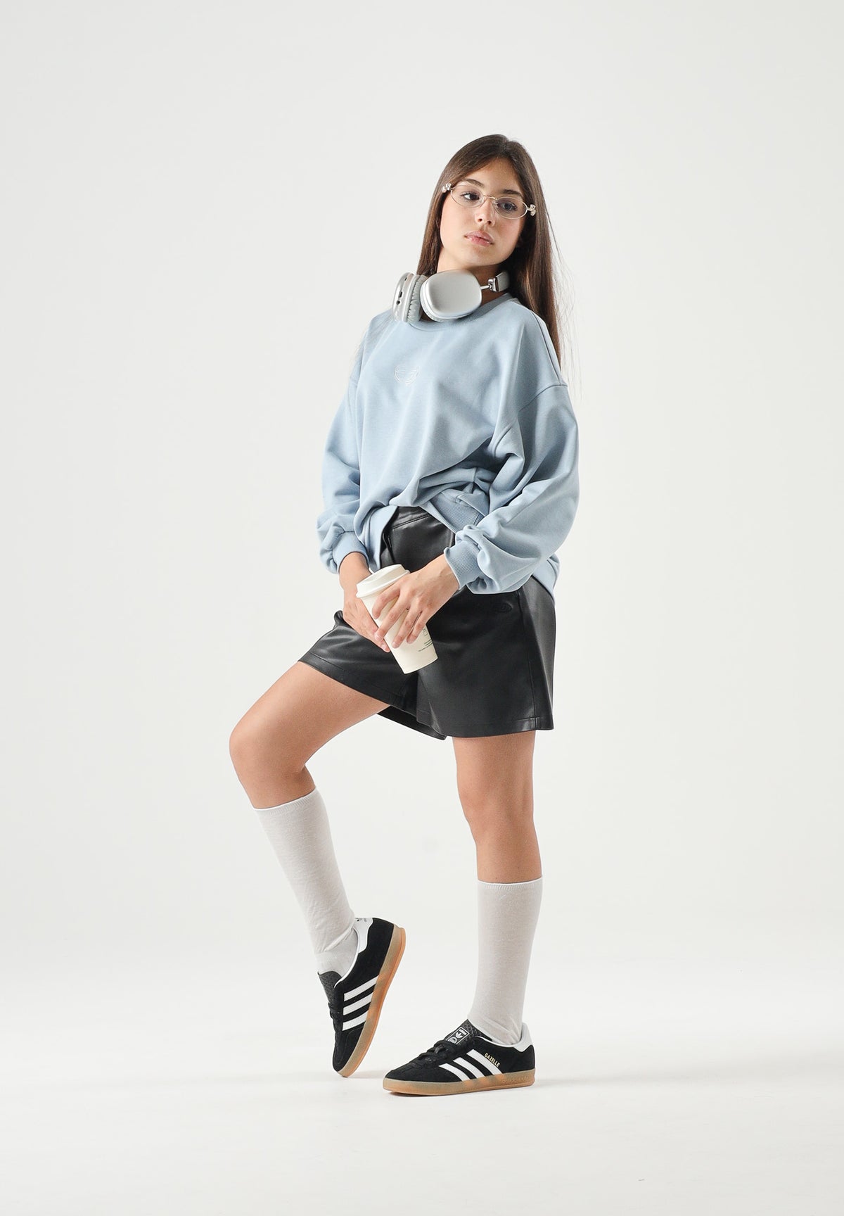 DIESEL Felpa SALILLY colore brand Dusty Blue,azzurro cielo, per donna, ragazzi e bambini con logo Oval D J03017KYAZ3 K80U DIESEL 