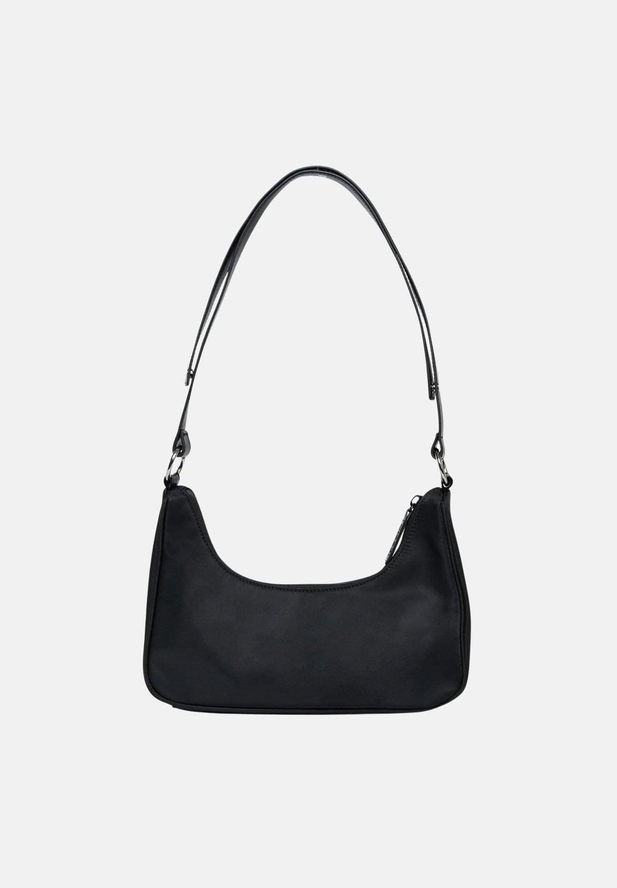 DIESEL Borsa a spalla WUNSY - NYLON SHOULDER nero da donna con logo Oval-D. J03143KXBEW K900 DIESEL 