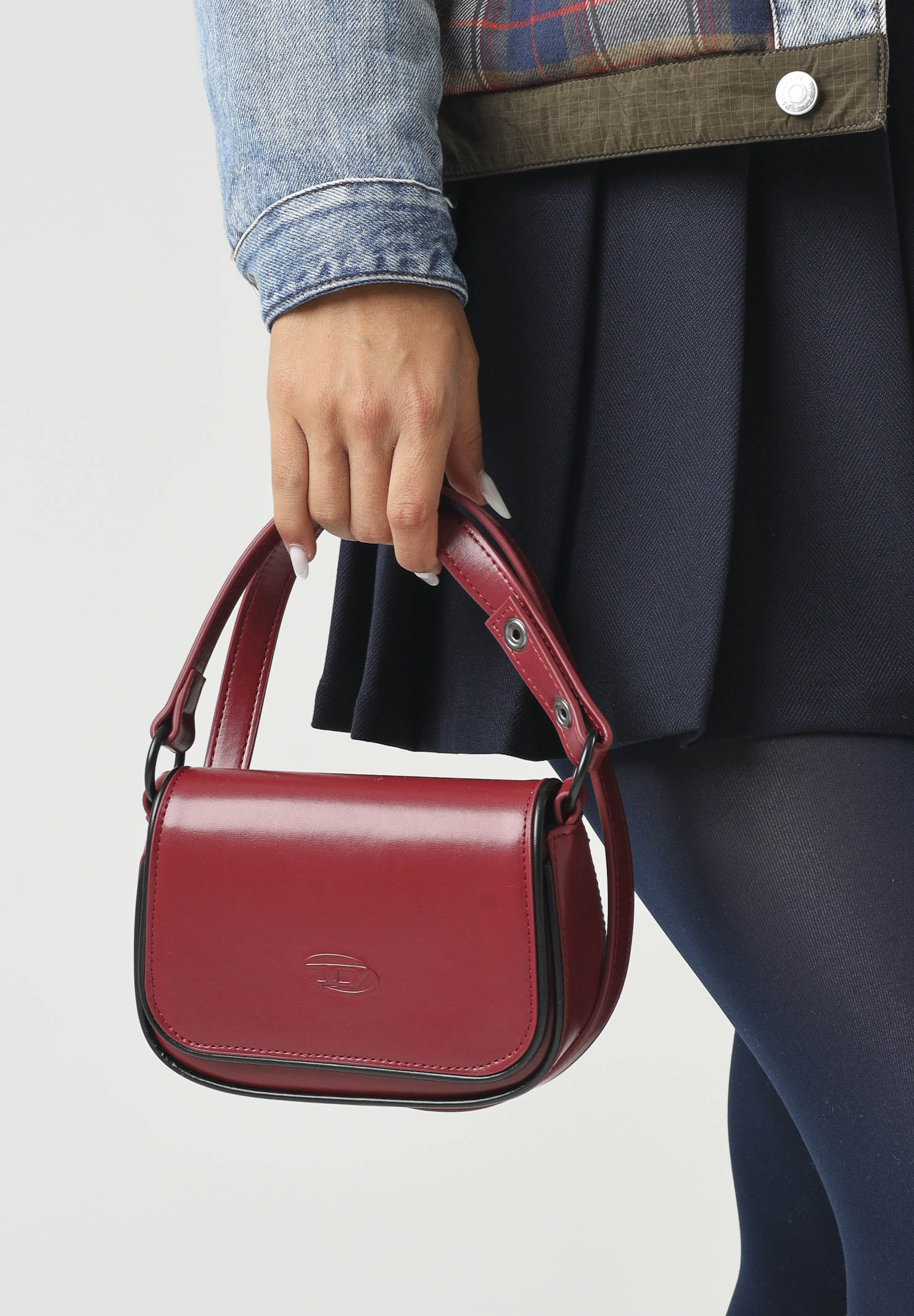 DIESEL Borsa WIRT syrah rossa da donna con tracolla J03145KXBTB K440 DIESEL 