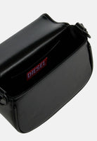 DIESEL Borsa WIRT nera per donna, ragazza e bambina con patta e logo Oval D impresso sul davanti. J03145KXBTB K900 DIESEL 