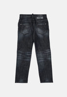 DSQUARED2 Jeans nero per donna, ragazzi e bambini con effetto lavato e classico design cinque tasche. DQ0731D0ABS DQ02 DSQUARED2 