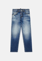 DSQUARED2 Jeans Denim per donna, ragazzi e bambini con lavaggio sfumato. DQ0731D0AHR DQ01 DSQUARED2 