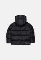DSQUARED2 Giubbotto piumino nero per  donna, ragazzi e bambini, con design trapuntato tinta unita.<BR/> DQ1090D00BN DQ900 DSQUARED2 