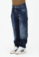 DSQUARED2 Jeans cargo in lavaggio blu medio per donna, bambino e bambina DQ2636D0AFS DQ01 DSQUARED2 
