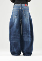 DSQUARED2 Jeans AMELIA in denim blu per donna, ragazzi e bambini con gamba ampia cropped. DQ3083D0AHX DQ01 DSQUARED2 