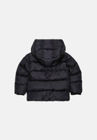 DSQUARED2 Giubbotto imbottito lungo nero da neonato con logo e lavorazione trapuntata tinta <BR/> DQ3084D00BN DQ900 DSQUARED2 