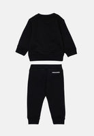 DSQAURED2 Tuta nera da neonato con logo DQ3146D0094 DQ900 DSQUARED2 