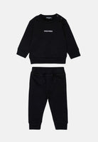 DSQAURED2 Tuta nera da neonato con logo DQ3146D0094 DQ900 DSQUARED2 