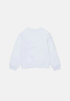 DSQUARED2 Felpa girocollo bianca per donna, ragazzi e bambini con patch-details DQ3398D0AI5 DQ100 DSQUARED2 