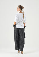 DSQUARED2 T-shirt a manica corta bianca  per donna, ragazzi e bambini con patch frontali DQ3399D0AIT DQ100 DSQUARED2 