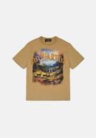 DSQUARED2 T-shirt  lark, colore basico beige sabbia, per donna, ragazzi e bambini con stampa grafica frontale DQ3419D0AIQ DQ776 DSQUARED2 