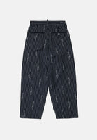 DSQUARED2 Pantaloni sartoriali PINSTRIPE  neri per donna, ragazzi e bambini con motivo gessato DQ3427D0AIF DQ900 DSQUARED2 