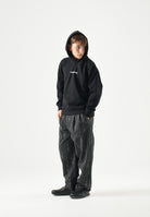 DSQUARED2 Pantaloni sartoriali PINSTRIPE  neri per donna, ragazzi e bambini con motivo gessato DQ3427D0AIF DQ900 DSQUARED2 