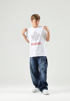 DSQUARED2 T-shirt manica corta bianca per donna, ragazzi e bambini con logo centrale DQ3434D0AJ5 DQ100 DSQUARED2 