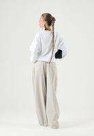 DSQUARED2 Felpa girocollo con logo, bianca, per donna, ragazzi e bambini con ricamp frontale. DQ3451D0AJ2 DQ100 DSQUARED2 