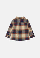 DSQUARED2  Camicia FEATHER GRAY, grigio multicolore da neonato, con tasche applicate sul petto DQ3491D0AIA DQ717 DSQUARED2 