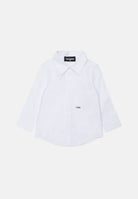 DSQUARED2 Camicia a maniche lunghe, colore basico bianco, neonato unisex. DQ3496D0AJ0 DQ100 DSQUARED2 
