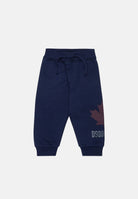 DSQUARED2 Pantaloni DRAWSTRING navy-blu da neonato con logo laterale DQ3505D0AJ6 DQ864 DSQUARED2 