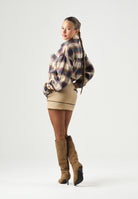 DSQUARED2 Gonna corta lark-beige per donna, ragazzi e bambini con tasche applicate DQ3555D0AIG DQ776 DSQUARED2 