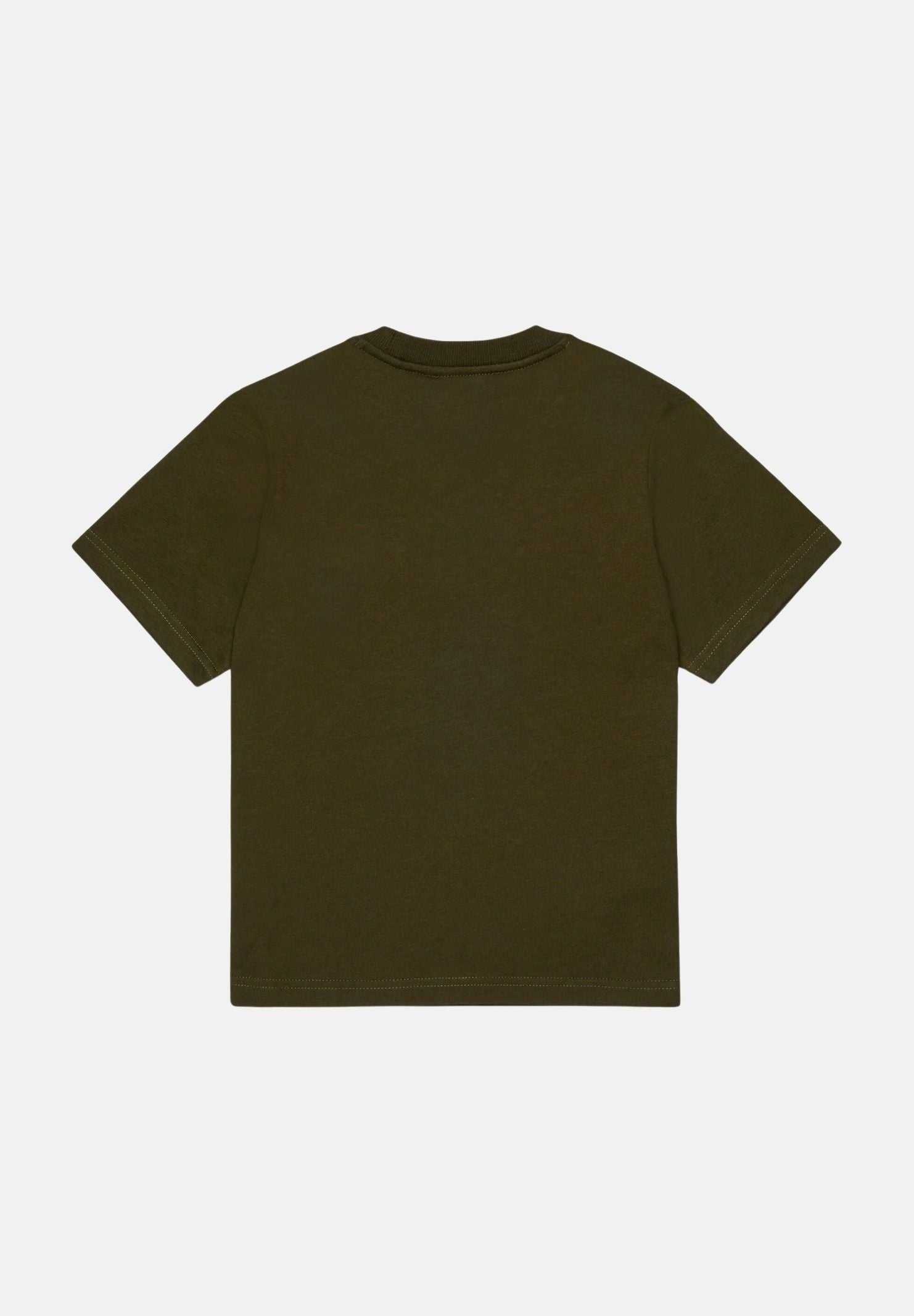 DSQUARED2 T-shirt LOGO-APPLIQUÉ tarmac- verde per donna, ragazzi e bambini DQ3560D0AJ1 DQ558 DSQUARED2 