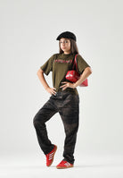 DSQUARED2 T-shirt LOGO-APPLIQUÉ tarmac- verde per donna, ragazzi e bambini DQ3560D0AJ1 DQ558 DSQUARED2 