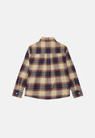 DSQUARED2 Camicia Feather Gray, beige- blu marrone, per donna, ragazzi e bambini con fantasia a quadri DQ3564D0AIA DQ717 DSQUARED2 